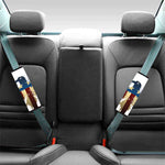 Patriotic American Eagle Print Car Seat Belt Covers