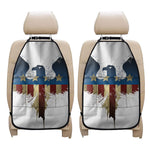 Patriotic American Eagle Print Car Seat Organizers