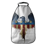 Patriotic American Eagle Print Car Seat Organizers
