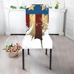 Patriotic American Eagle Print Dining Chair Slipcover