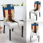 Patriotic American Eagle Print Dining Chair Slipcover