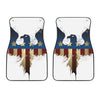 Patriotic American Eagle Print Front Car Floor Mats