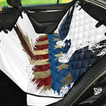 Patriotic American Eagle Print Pet Car Back Seat Cover