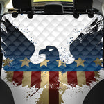 Patriotic American Eagle Print Pet Car Back Seat Cover
