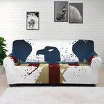 Patriotic American Eagle Print Sofa Cover