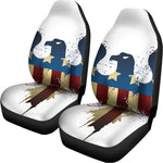Patriotic American Eagle Print Universal Fit Car Seat Covers