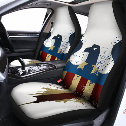 Patriotic American Eagle Print Universal Fit Car Seat Covers