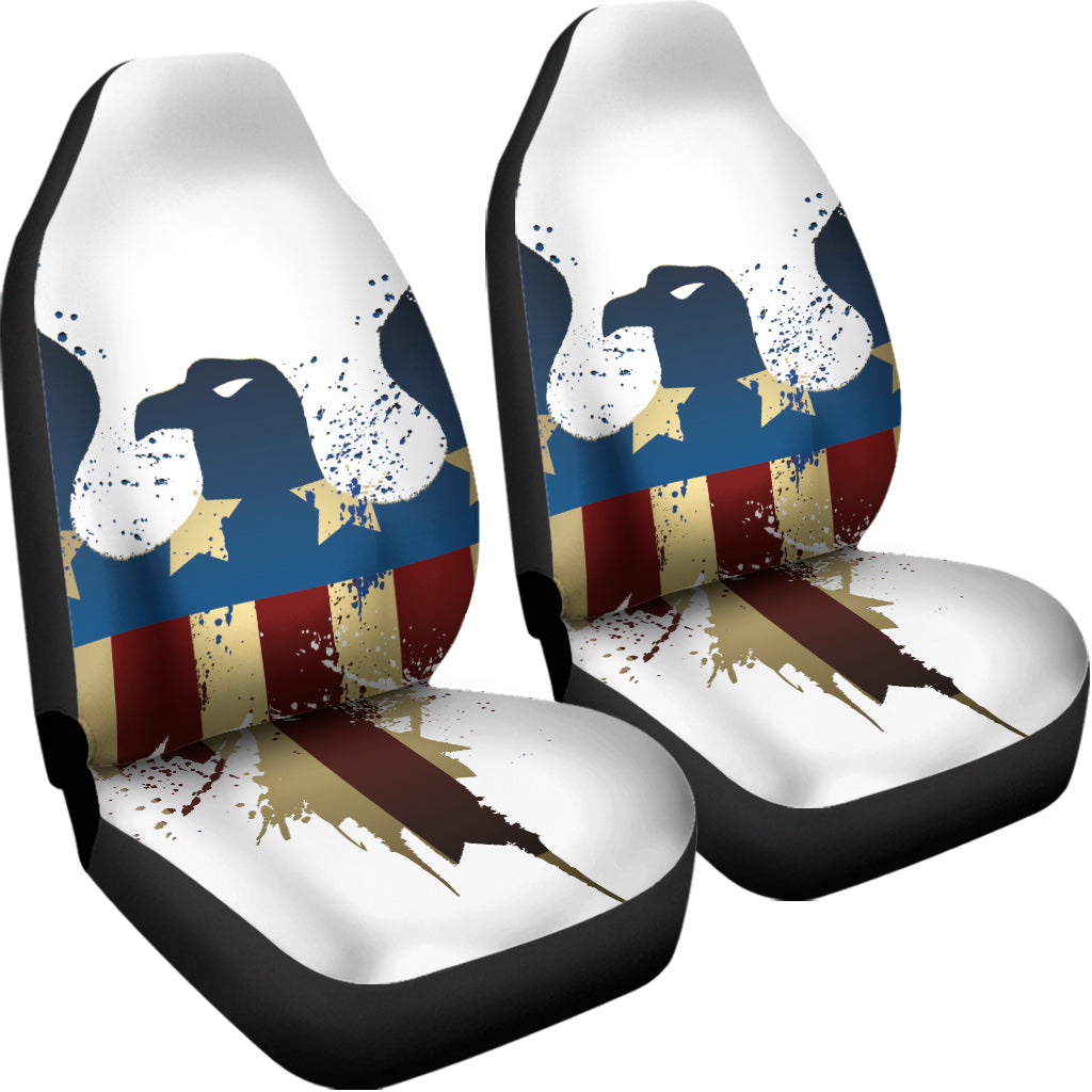 Patriotic American Eagle Print Universal Fit Car Seat Covers