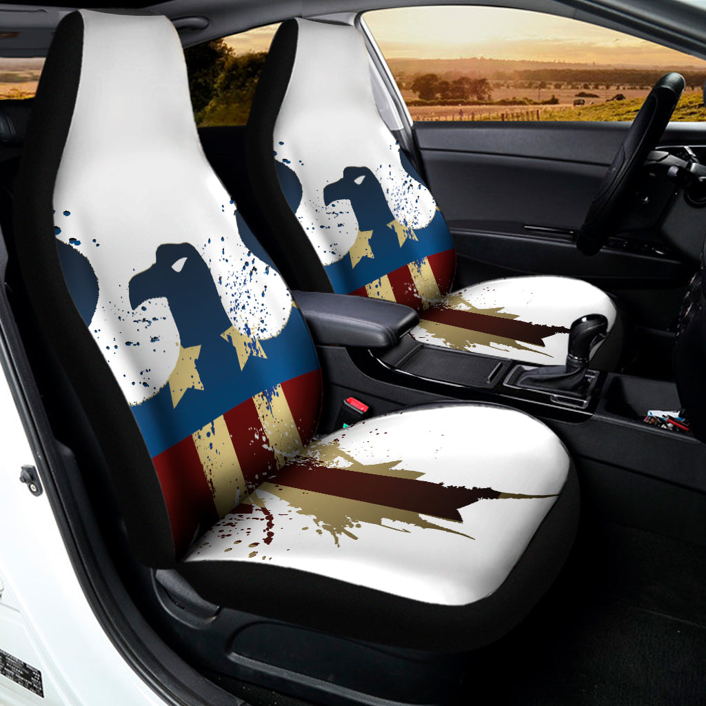 Patriotic American Eagle Print Universal Fit Car Seat Covers