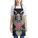 Patriotic USA Eagle Print Apron