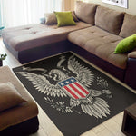 Patriotic USA Eagle Print Area Rug