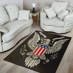 Patriotic USA Eagle Print Area Rug