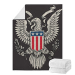 Patriotic USA Eagle Print Blanket