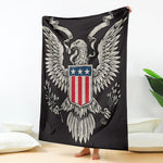 Patriotic USA Eagle Print Blanket