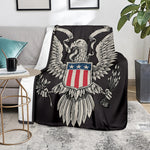 Patriotic USA Eagle Print Blanket