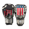 Patriotic USA Eagle Print Boxing Gloves