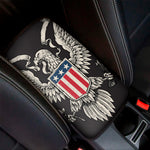 Patriotic USA Eagle Print Car Center Console Cover