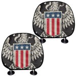 Patriotic USA Eagle Print Car Headrest Covers