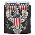 Patriotic USA Eagle Print Duvet Cover Bedding Set