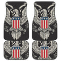 Patriotic USA Eagle Print Front and Back Car Floor Mats
