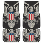 Patriotic USA Eagle Print Front and Back Car Floor Mats