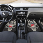 Patriotic USA Eagle Print Front and Back Car Floor Mats