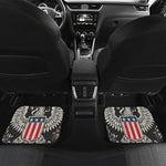 Patriotic USA Eagle Print Front and Back Car Floor Mats