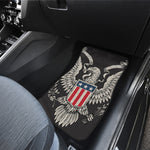 Patriotic USA Eagle Print Front and Back Car Floor Mats