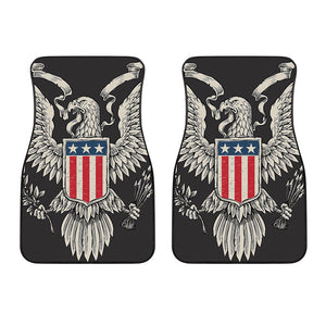 Patriotic USA Eagle Print Front Car Floor Mats