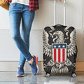 Patriotic USA Eagle Print Luggage Cover
