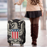 Patriotic USA Eagle Print Luggage Cover
