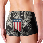 Patriotic USA Eagle Print Men's Boxer Briefs