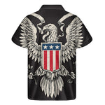 Patriotic USA Eagle Print Men's Short Sleeve Shirt