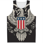 Patriotic USA Eagle Print Men's Tank Top