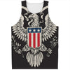 Patriotic USA Eagle Print Men's Tank Top