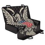 Patriotic USA Eagle Print Pet Car Back Seat Cover