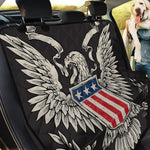 Patriotic USA Eagle Print Pet Car Back Seat Cover