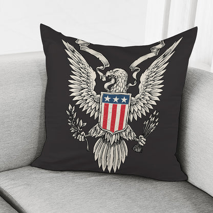 Patriotic USA Eagle Print Pillow Cover