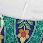 Peacock Feather Floral Pattern Print Sofa Cover