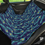 Peacock Feather Pattern Print Pet Car Back Seat Cover