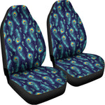 Peacock Feather Pattern Print Universal Fit Car Seat Covers