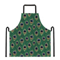 Peacock Tail Pattern Print Apron