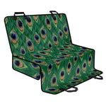 Peacock Tail Pattern Print Pet Car Back Seat Cover