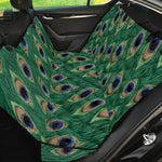 Peacock Tail Pattern Print Pet Car Back Seat Cover
