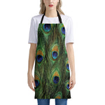 Peacock Tail Print Apron