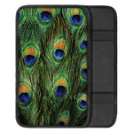 Peacock Tail Print Car Center Console Cover