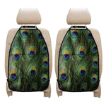 Peacock Tail Print Car Seat Organizers