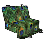 Peacock Tail Print Pet Car Back Seat Cover