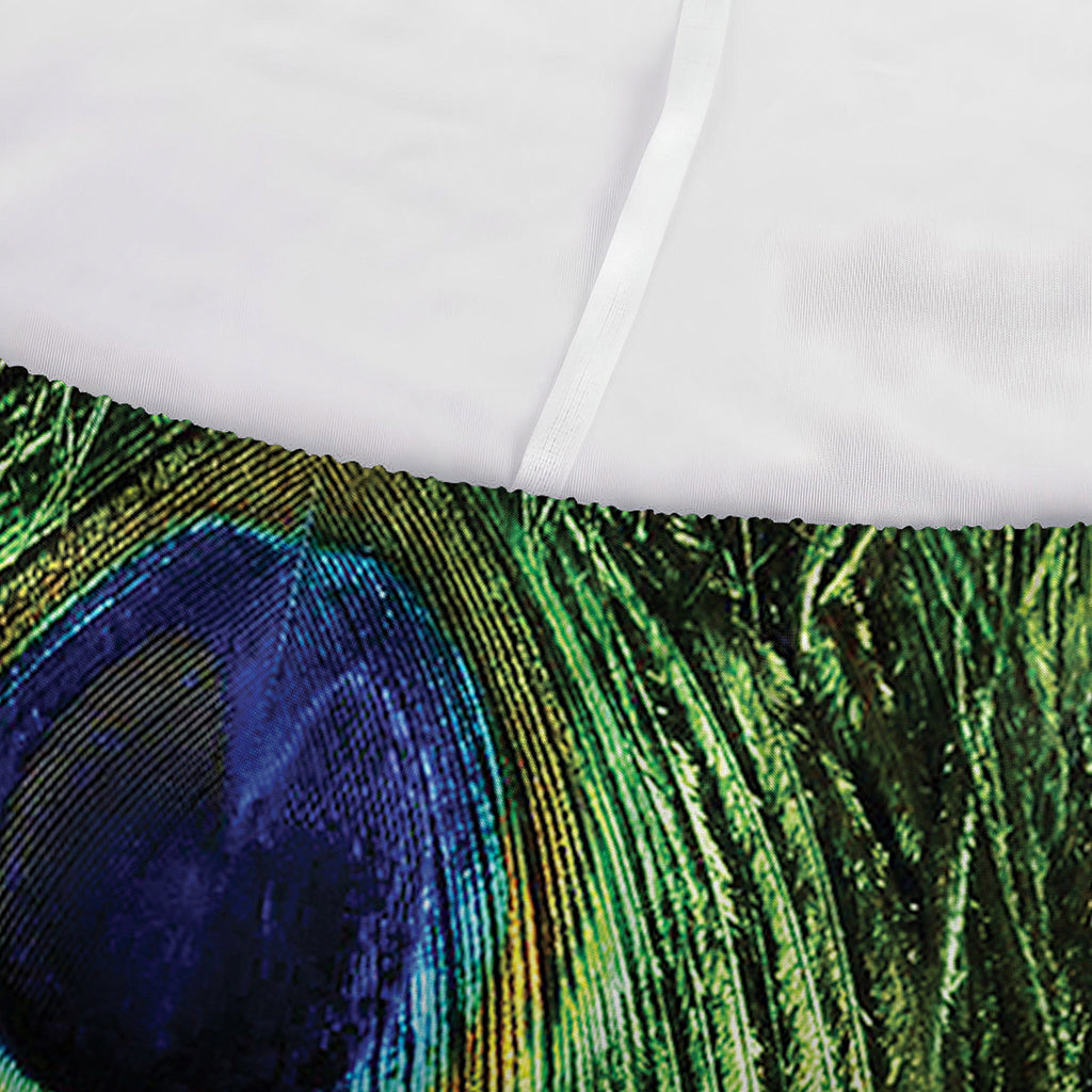 Peacock Tail Print Sofa Cover