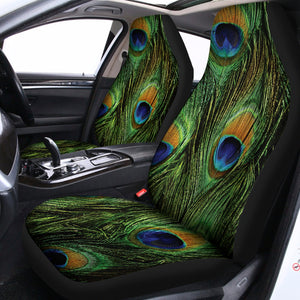 Peacock Tail Print Universal Fit Car Seat Covers